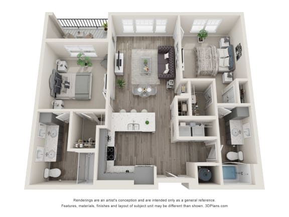 a 1 bedroom floor plan