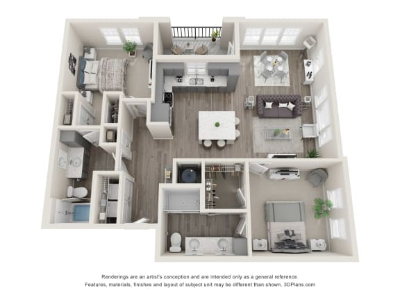 a 3 bedroom floor plan of a 2100 sq ft