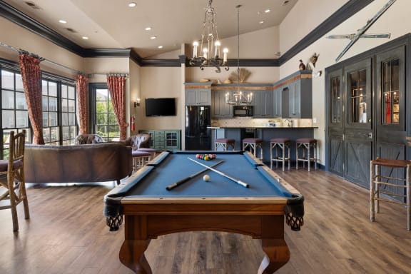 Game Room with Billiard  at The Farms in Columbus, OH