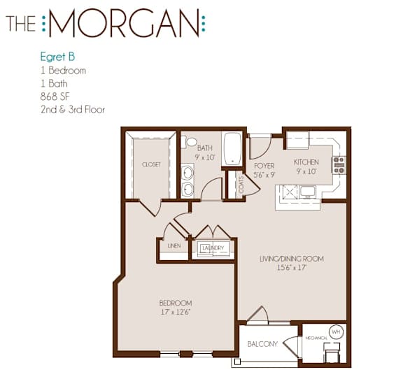 a floor plan of the morgan apartments designed by foshee architecture