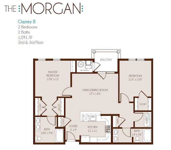the floor plan of the morgans