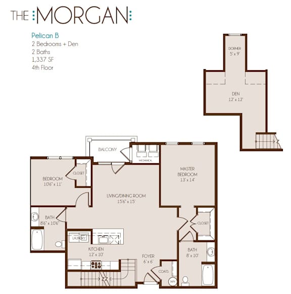 the floor plan of the morgan