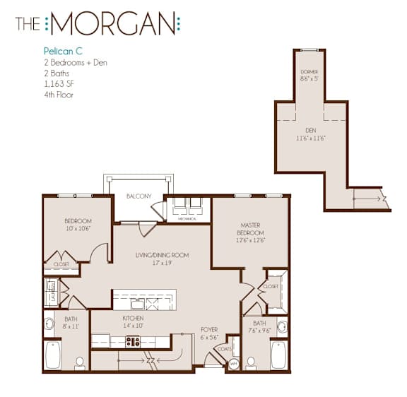 the floor plan of the morgans
