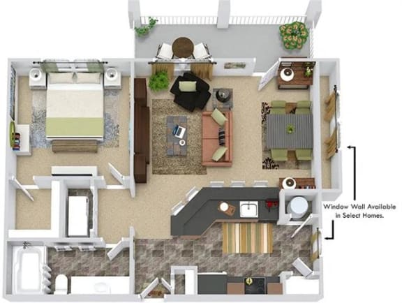 a floor plan of a house at Addison Crater Woods, Petersburg, VA 23805