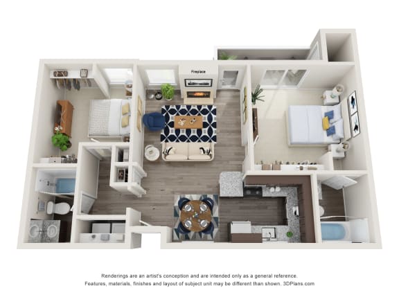 bedroom floor plan an opens a dialog