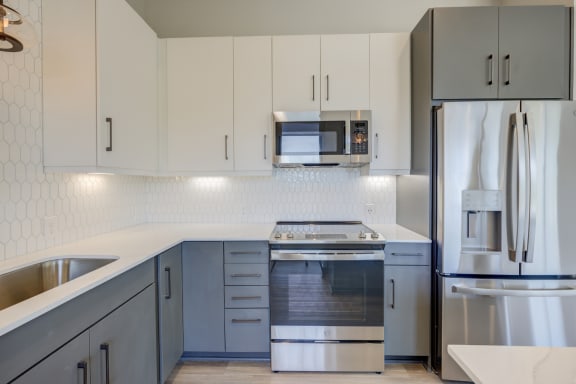 Efficient Appliances In Kitchen at The Walker, Cary, North Carolina