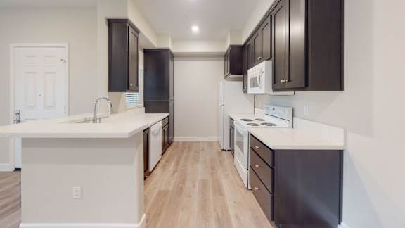 Modern Kitchen at Heritage Landing Apartments, California