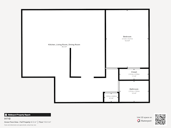 A floor plan for a property at 5117-5121 Metter Street.