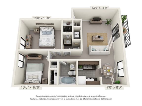  Floor Plan Cliffside