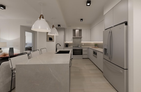 Fully-equipped kitchens