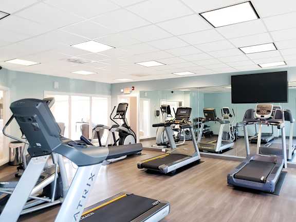 Professional fitness studio