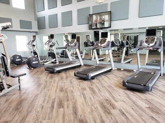 Professional fitness studio