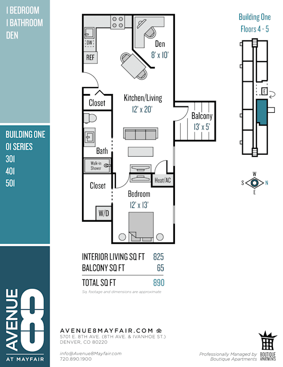A floor plan for a building with a kitchen, living room, and bathroom.
