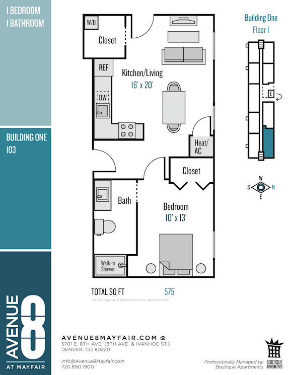 A floor plan for a building with a kitchen, living room, and bedrooms.