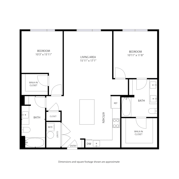 A black and white image of a floor plan for a house at Railside at Wadsworth Station, Colorado, 80214