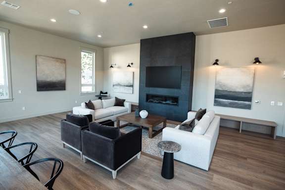 Fireplace at Eastpark Apartment Homes, Salem, OR 97301