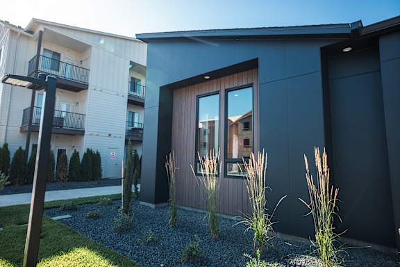 Modern House Exterior at Eastpark Apartment Homes, Salem, OR