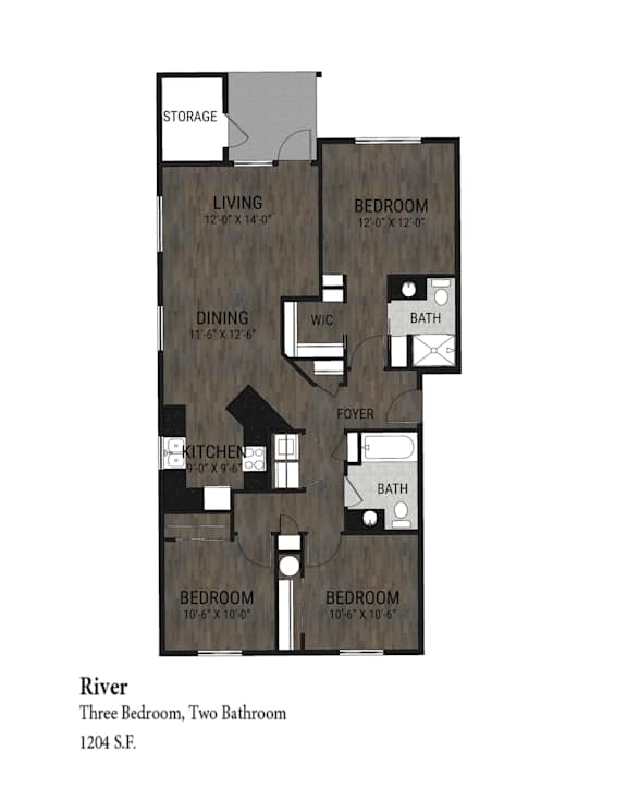 3 bed 2 bath at Northplace Apartment Homes, Salem, 97305
