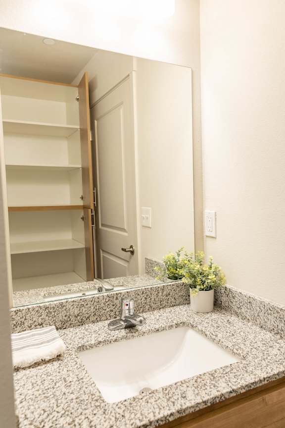 Bathroom at St Helens Place Apartment Homes, St Helens, OR