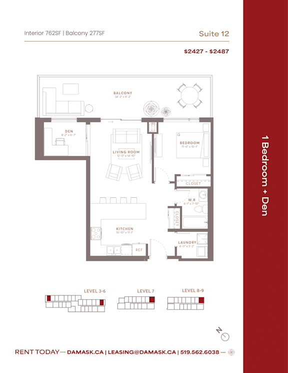 Suite 12 Suite 12 at Damask, Ontario, N8S 0B7