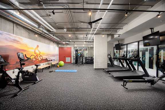 Well-equipped fitness facility at Damask, Windsor