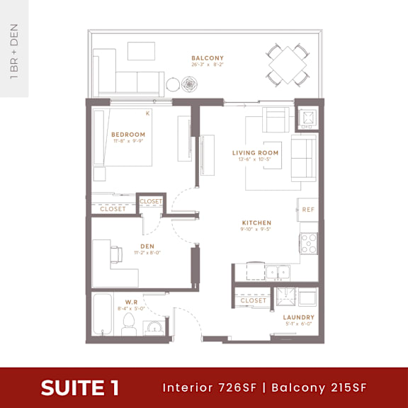 Suite 1 Floorplan at Damask, Ontario