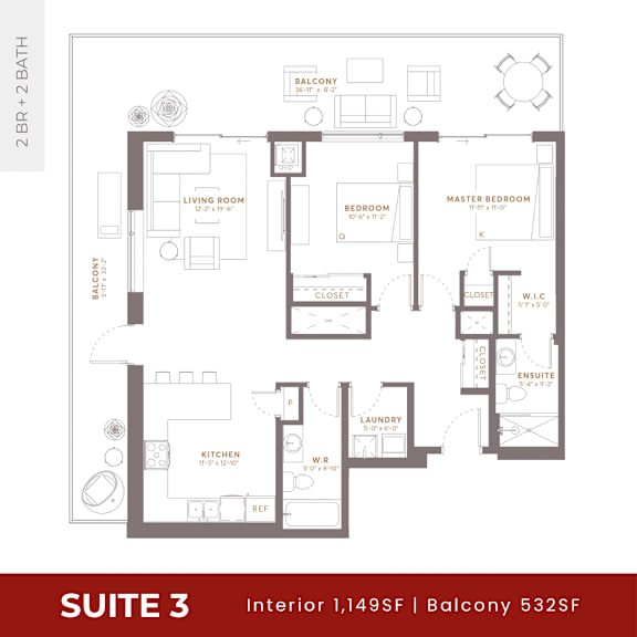 Suite 3 Floorplan at Damask, Ontario  , N8S 3N4