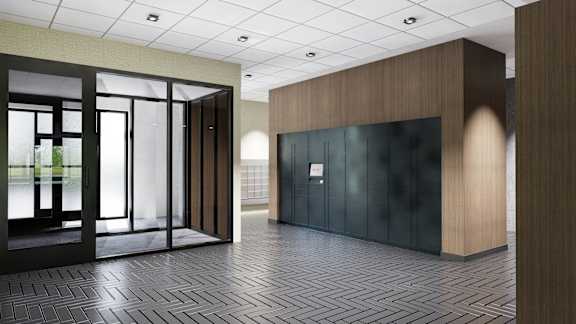 Package lockers at Damask, Windsor, ON, N8S 3N4