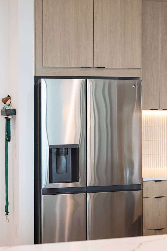 Stainless Steel Refrigerator at The Mitchell , Atlanta, Georgia
