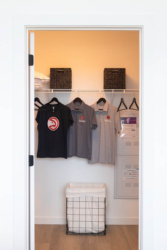 Closet with Clothes at The Mitchell , Georgia, 30303