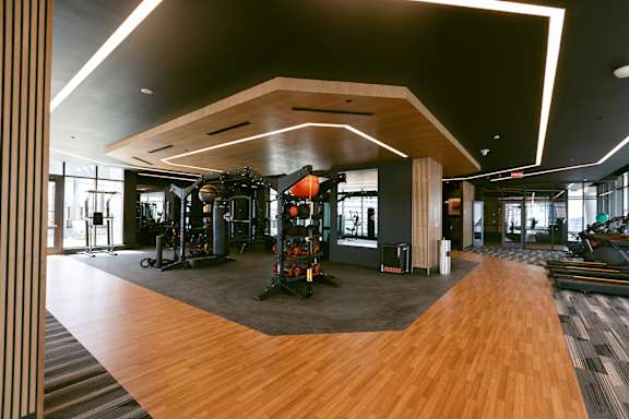 Gym with Exercise Machines at The Mitchell , Atlanta, 30303