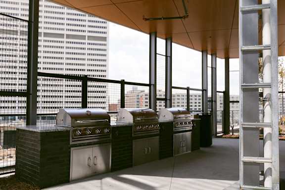 Outdoor Grills at The Mitchell , Atlanta, Georgia