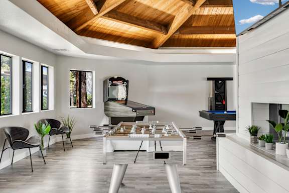 Game Room With Foosball Table at Solara, Phoenix Arizona
