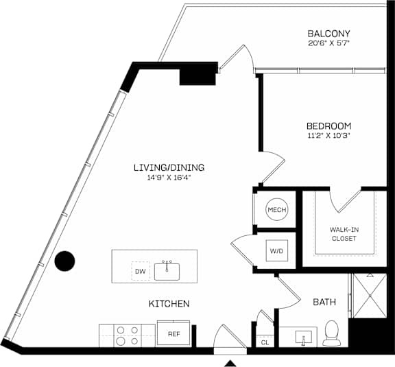 A7 Floor Plan at The Mitchell , Georgia