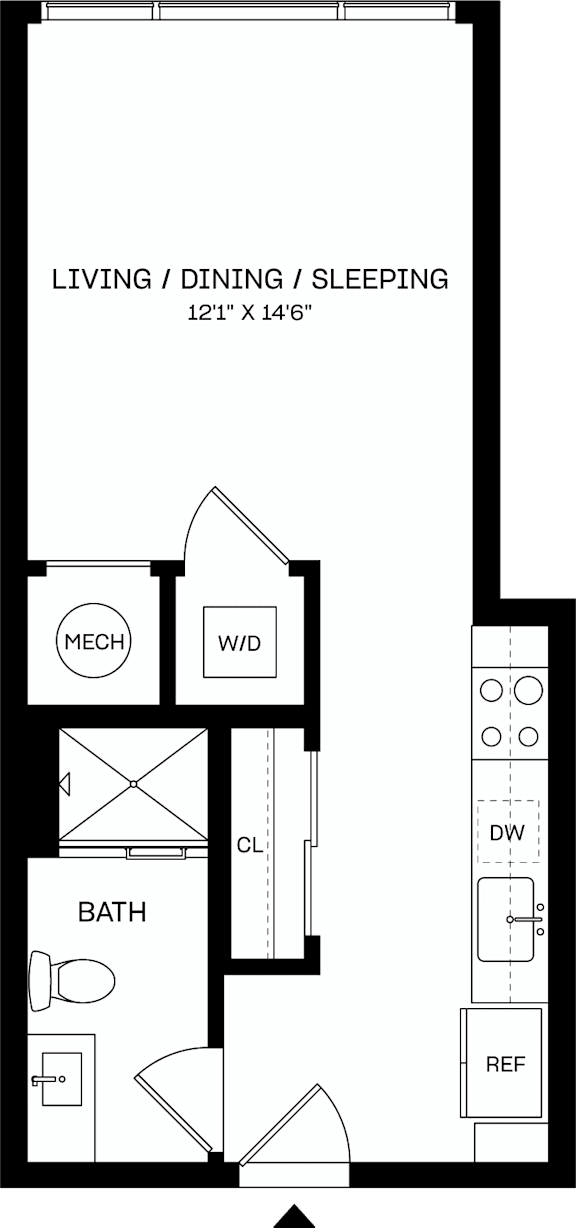 S6 Floor Plan at The Mitchell , Georgia