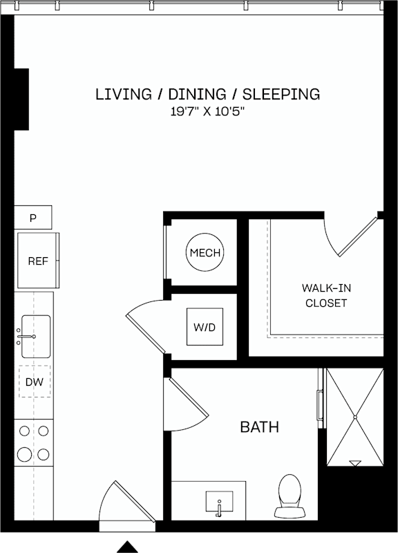 S9-A Floor Plan at The Mitchell , Atlanta, GA