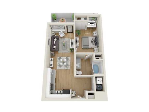 Omni Floorplan at Sora Apartments, Inglewood, 90302