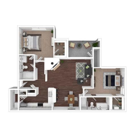 Bradford Floor Plan at Onyx183, Texas, 78729