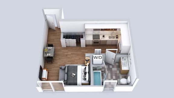 A3 Floor Plan A3 Floor Plan at Prizma, California