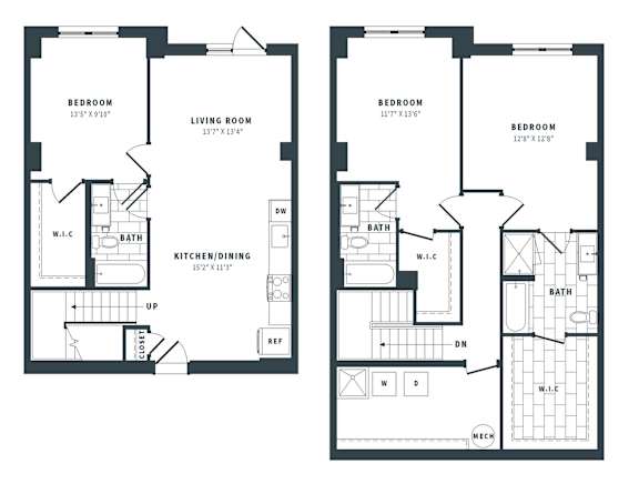 3B Floor Plan at The Vale at the Parks, Washington, DC 20012