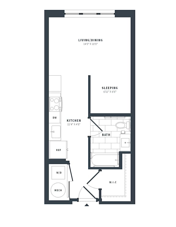 S3-ANSI Floor Plan at The Vale at the Parks, Washington District of Columbia