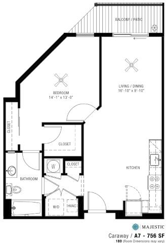 A black and white image of a floor plan for a home.
