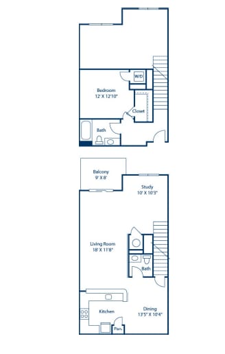 A black and white image of a house floor plan.