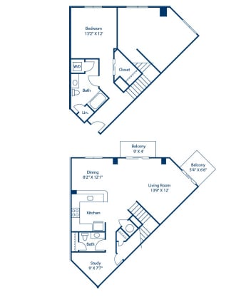 A black and white image of a house floor plan.