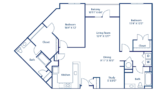 A black and white image of a house floor plan.