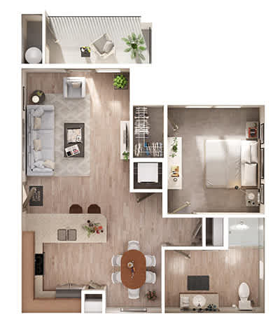 A series of images showing different rooms of a house.