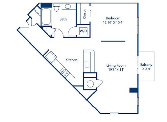 A black and white image of a house floor plan.