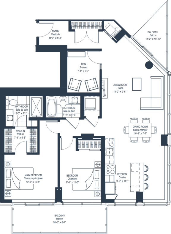 3 bed 2 bath at Petries Landing I Apartments , Ottawa, ON