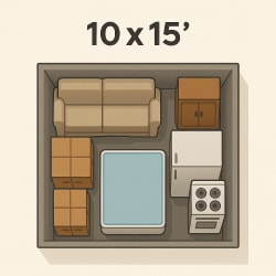 10' x 15' Unit Size