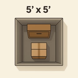 5' x 5' Unit Size